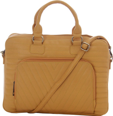 

GLAM DIVA Women Casual Yellow PU Hand-held Bag