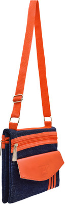 

tap fashion Women Casual Multicolor Denim Sling Bag