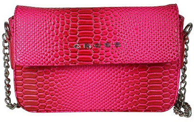 

Cross Women Pink PU Shoulder Bag