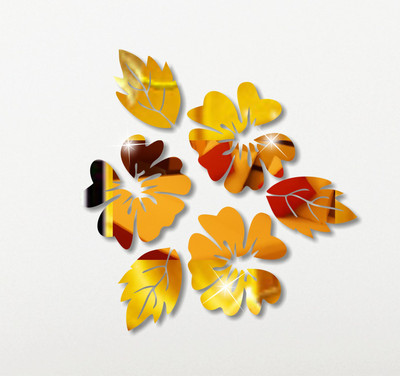 

Naveed Arts  Acrylic Sticker Sticker(Pack of 1, Gold