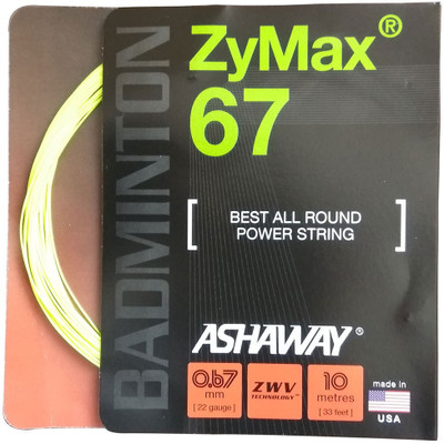 

ASHAWAY Zymax 67 0.67 Badminton String - 10 m(Yellow)
