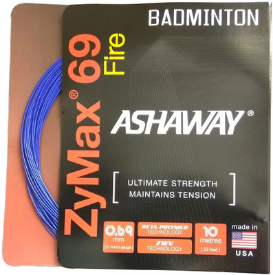 

ASHAWAY Zymax 69 Fire 0.69 Badminton String - 10 m(Blue)