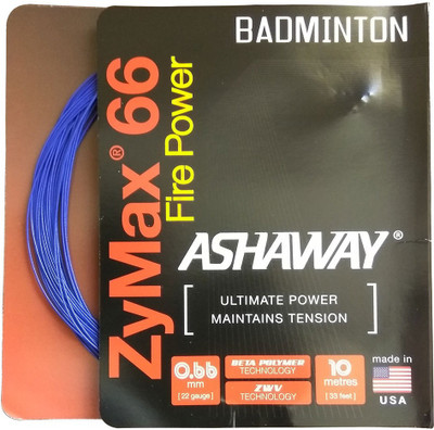 

ASHAWAY Zymax 66 Fire Power 0.66 Badminton String - 10 m(Blue)