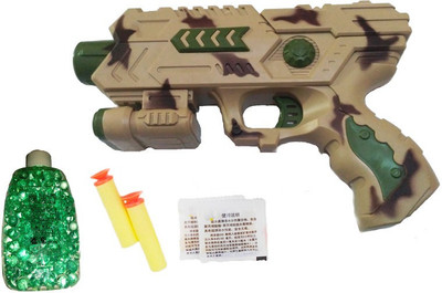 

Pacific Toys Foam Dart Soft & Crystal Jelly Gun Toy Pistol(Multicolor)
