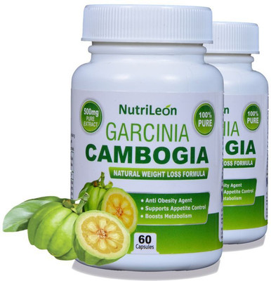 

NutriLeon Garcinia Cambogia pure extract 500 mg 60 capsules (Pack of 2)(60 No)