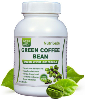 

NutriLeon Green Coffee beans for weight loss 800 mg 60 capsules(60 No)