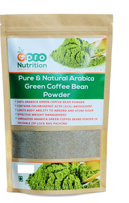 

ProNutrition PURE ARABICA GREEN COFFEE BEAN POWDER 400 GRAMS FREE DELIVERY NATURAL SUPPLEMENTS FOR WEIGHT MANAGEMENT(500 No)