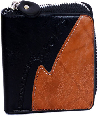 

madley Men Multicolor Genuine Leather Wallet(10 Card Slots), Brown