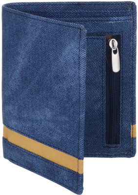 

MARKQUES Men Blue Artificial Leather Wallet(4 Card Slots), Blue-05