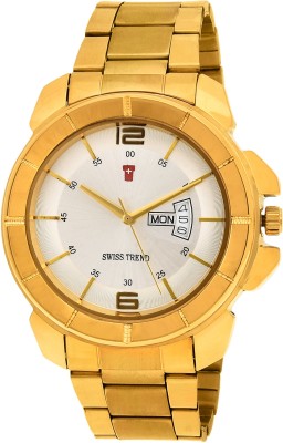 Swiss Trend ST2243 Golden Tornado Watch  - For Men   Watches  (Swiss Trend)