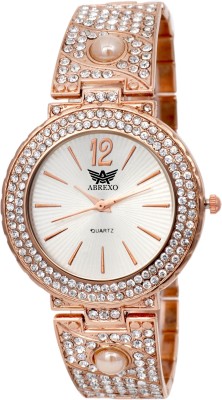 Abrexo Abx-4018 Crystal Studded Wedding Collection Watch  - For Women   Watches  (Abrexo)