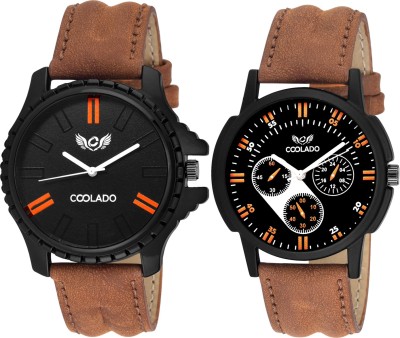 Coolado CL-2102 Combo Of 02 Watches Imperial Analog Watch  - For Men   Watches  (Coolado)