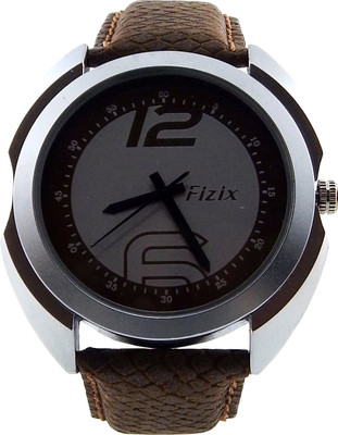 

Fizix NBF-C-Silver-Brown Watch - For Men