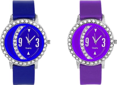 CM Multicolor Halfmoon Designer Rich Look Best Qulity Branded 15 Stylish Pattern Corporate Imperial Analog Watch  - For Women   Watches  (CM)