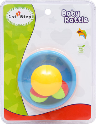 

1st Step Mushroom Tumbler Rattle(Blue, Yellow)