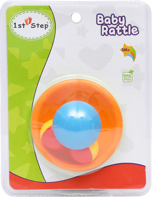 

1st Step Mushroom Tumbler Rattle(Orange, Blue)