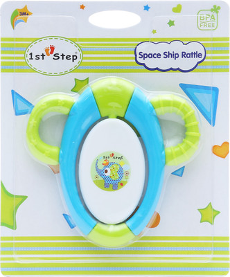 

1st Step Space Ship Rattle Rattle(Blue, Green)