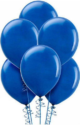 

PartyballoonsHK Solid Blue Pack of 6 Balloon(Blue, Pack of 6)