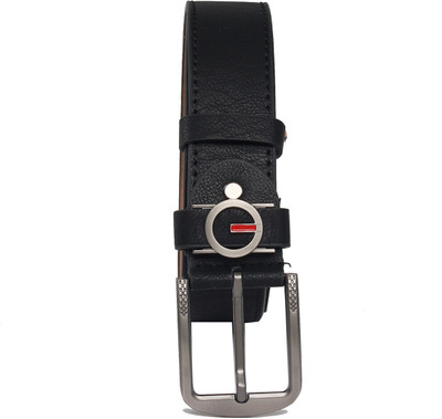 

Integriti Men Casual Black Artificial Leather Belt
