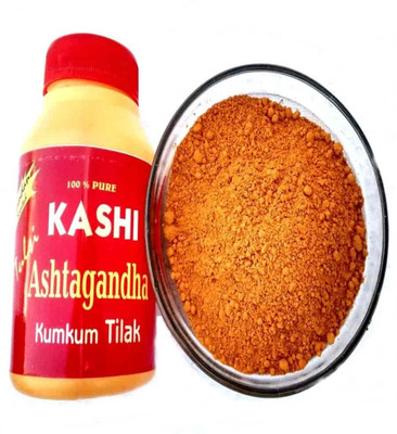 

MNA Kashi Ashtagandha Forehead Orange, Red Bindis(Power Of Sandal)