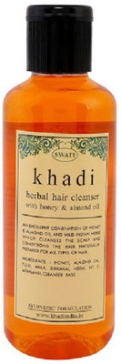

swati khadi herbal hair cleanser with honey & almond oil(210 ml)