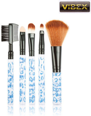 

VibeX ® Multicolor Makeup Brushes Eyeshadow Lip Cream Face Powder Foundation Brushes Set(Pack of 5)
