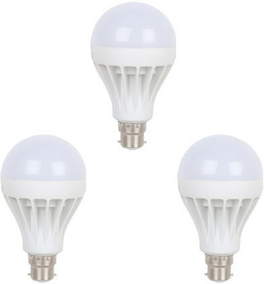 

Oreva 3 W Round B22 LED Bulb(White, Pack of 3)