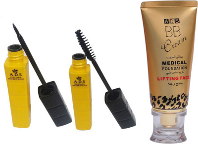 

ADS Waterproof Eyeliner / Mascara / BB Cream(Set of 3)