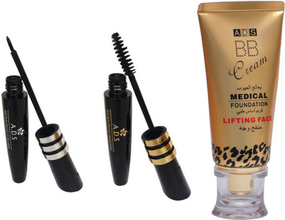 

ADS Waterproof Eyeliner / Mascara / BB Cream(Set of 3)