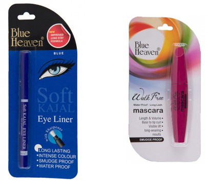 

Blue Heaven walk free mascara and blue soft kajal(Set of 2)