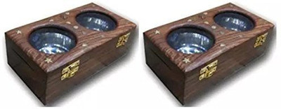 

craftspoint 2 Piece Condiment Set(Wood)