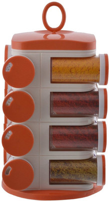 

Wud Kraft - 100 ml Plastic Spice Container(Pack of 16, Orange)