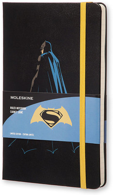 

Moleskine A5 Notebook(MOLESKINE NOTEBOOK SPECIAL EDITION - BATMAN VS SUPERMAN, Black)