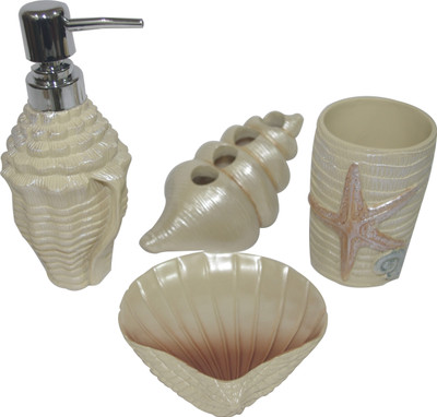 

TrendyFurnish Porcelain Bathroom Set(Pack of 4)