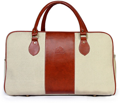 

The Clownfish Cotton Canvas Duffle Bag Travel Duffel Bag(Multicolor)