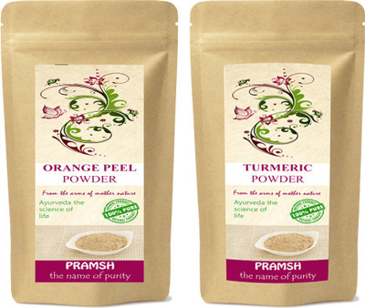 

Pramsh Premium Quality Orange Peel & Turmeric Powder Combo100gm Each(200 g)