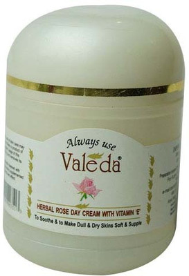 

Valeda Herbal Rose Day Cream with Vitamin 'E' - Excellent Antioxidant Cream - Removes Dead Cells and Rejuvinates the skin(40 g)
