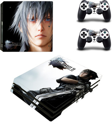 

Hytech Plus Final Fantasy XV Noctis Edition Theme Sticker for PS4 PRO Console & 2 Controllers Gaming Accessory Kit(Multicolor, For PS4)