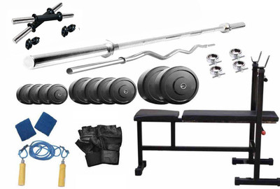 

Protoner 36 kg PVC home gym with 3in1 bench Home Gym Combo(20 - 40 kg)
