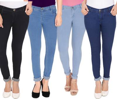 NJ's Slim Women's Black, Blue, Light Blue, Dark Blue Jeans