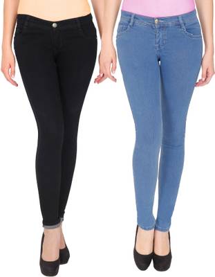 NJ's Slim Women's Black, Blue Jeans