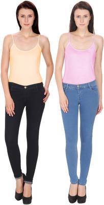 NJ's Slim Women's Black, Blue Jeans