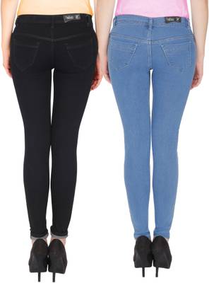 NJ's Slim Women's Black, Blue Jeans