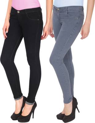 NJ's Slim Women's Black, Grey Jeans