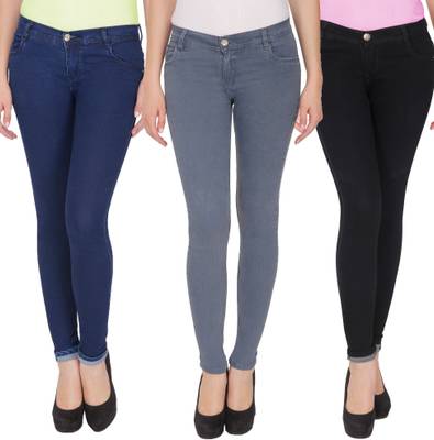NJ's Slim Women's Dark Blue, Grey, Black, Blue Jeans