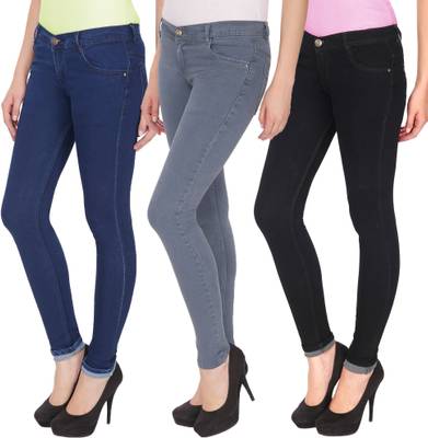 NJ's Slim Women's Dark Blue, Grey, Black, Blue Jeans