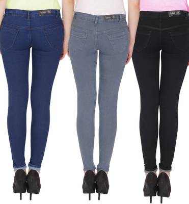 NJ's Slim Women's Dark Blue, Grey, Black, Blue Jeans