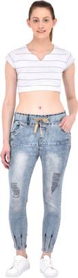 Fasnoya Slim Women's Light Green Jeans