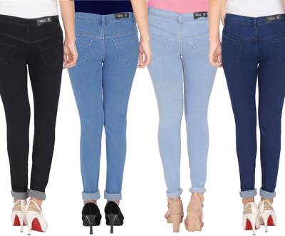 NJ's Slim Women's Black, Blue, Light Blue, Dark Blue Jeans