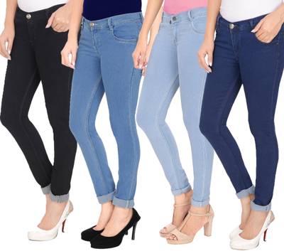 NJ's Slim Women's Black, Blue, Light Blue, Dark Blue Jeans